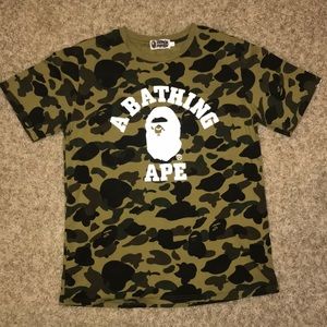 Camo Bathing Ape shirt